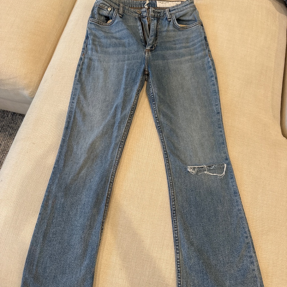 Rag and Bone “Casey High Rise Ankle Flare”